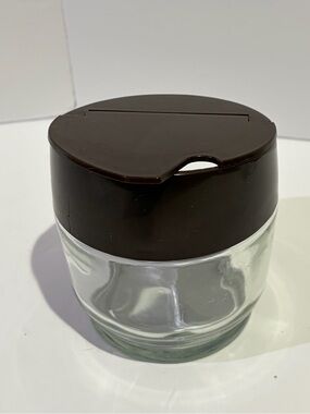 Vintage Gemco Glass Condiment Jar